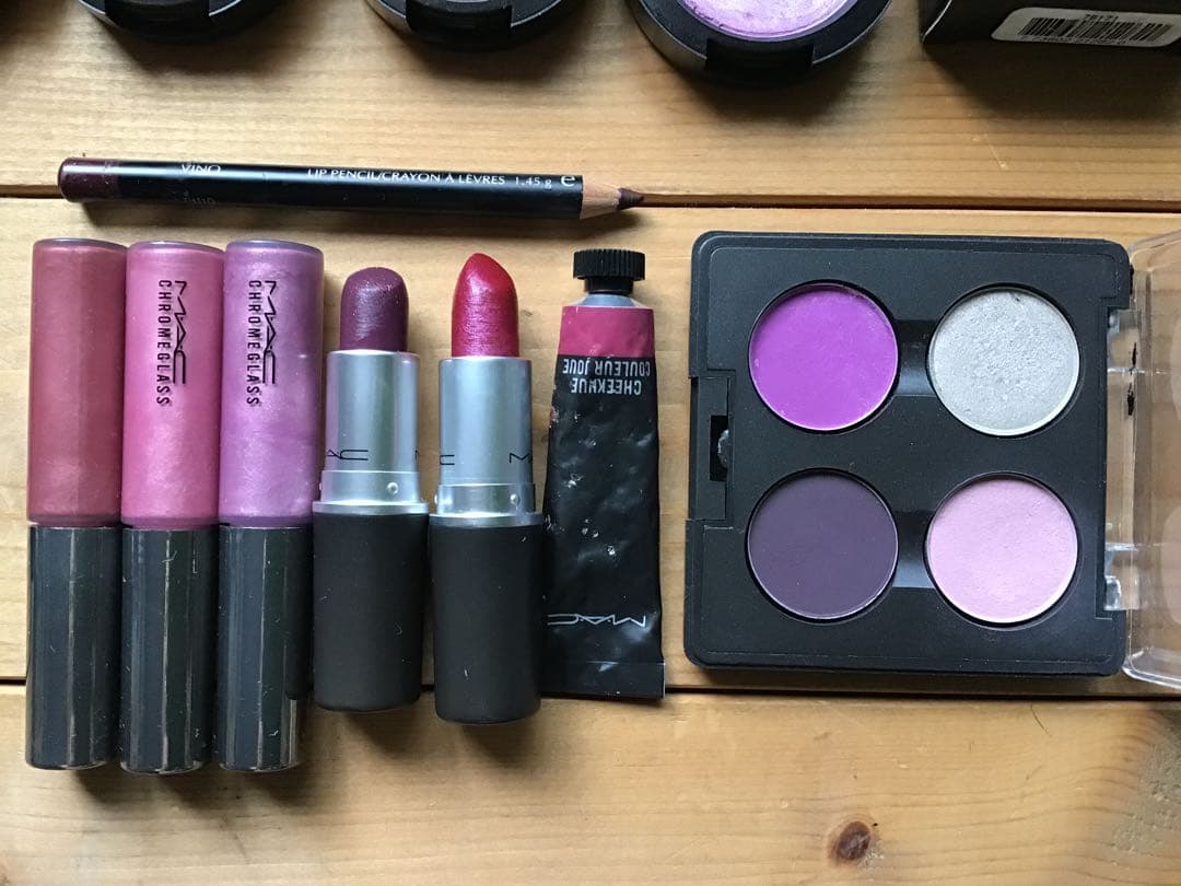 MAC アイシャドウ リップ チーク　ピンク〜パープル系　おまけ有