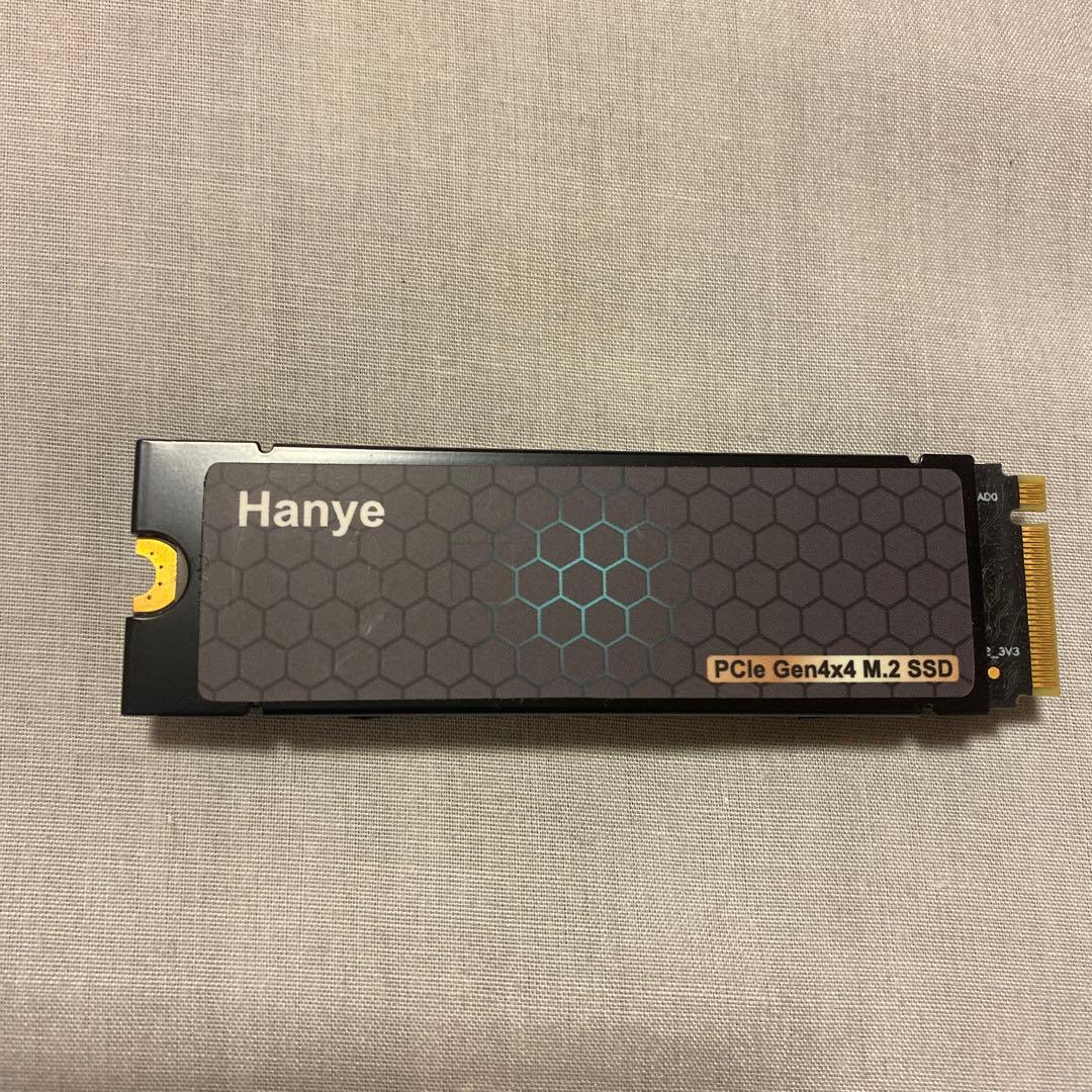 Hanye PCIe Gen4x4 M.2 SSD PS5対応品