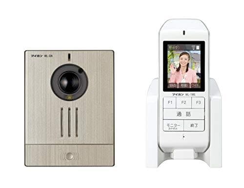アイホン ドアホン インターホン ワイヤレス 子機電池式 配線工事不要 親機と子