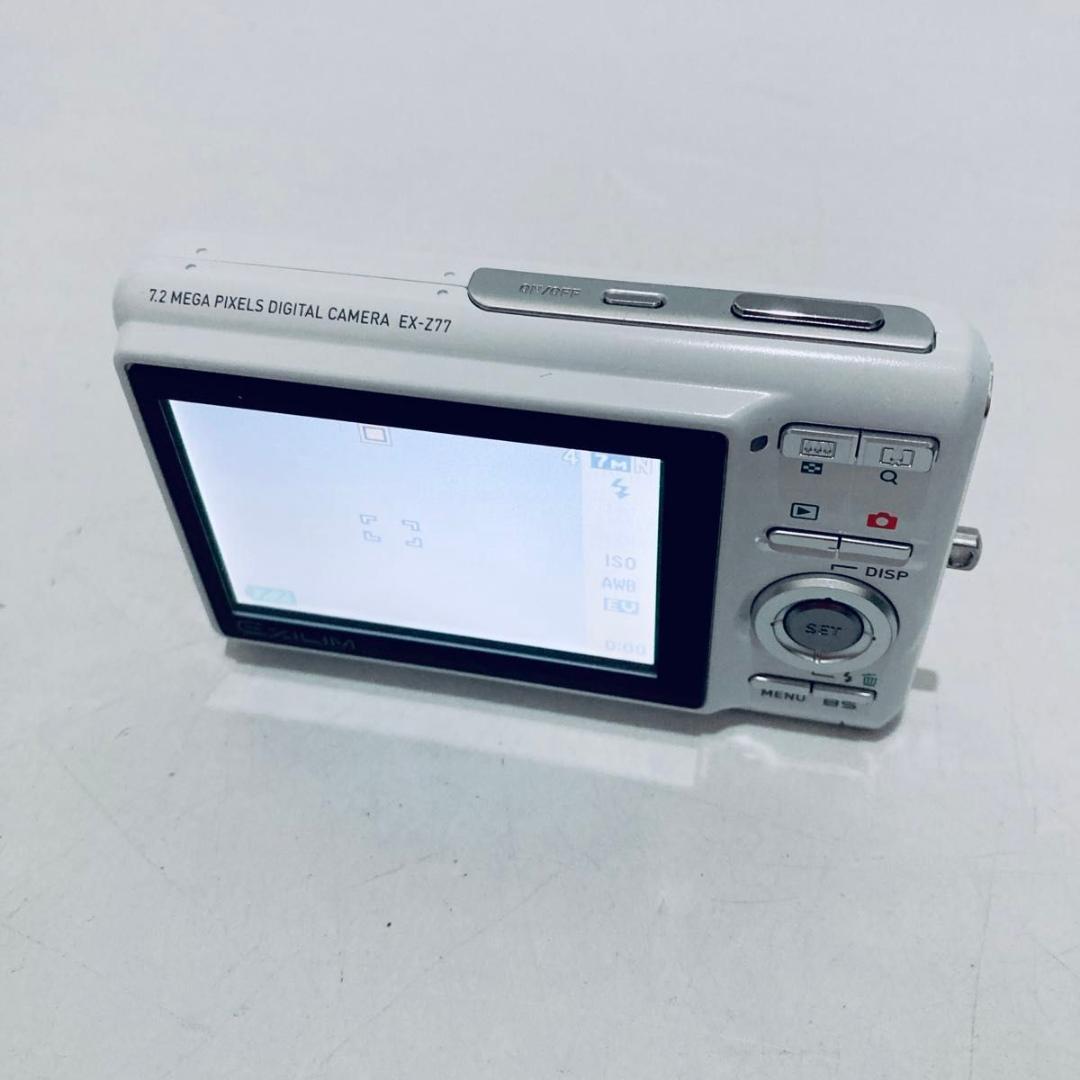 【美品】CASIO EXILIM EX-Z77 CCD搭載 レトロデジカメ