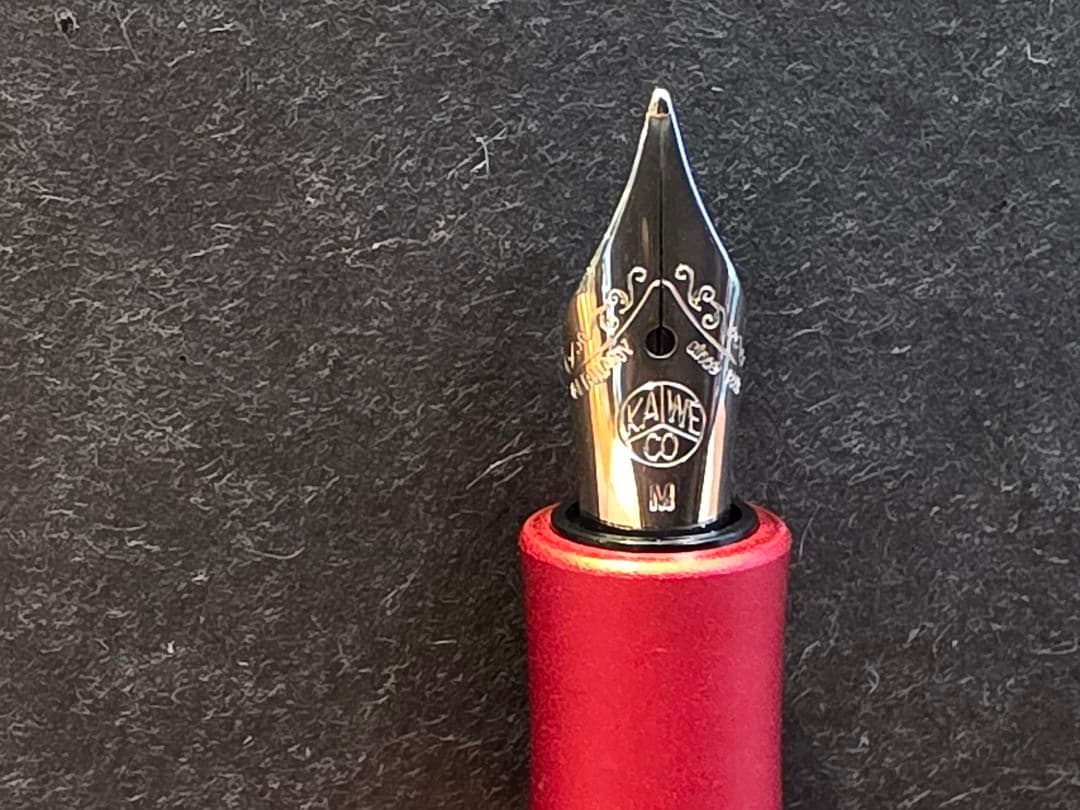 KAWECO ALSports 万年筆　M(中字)　レッド 付属品有り