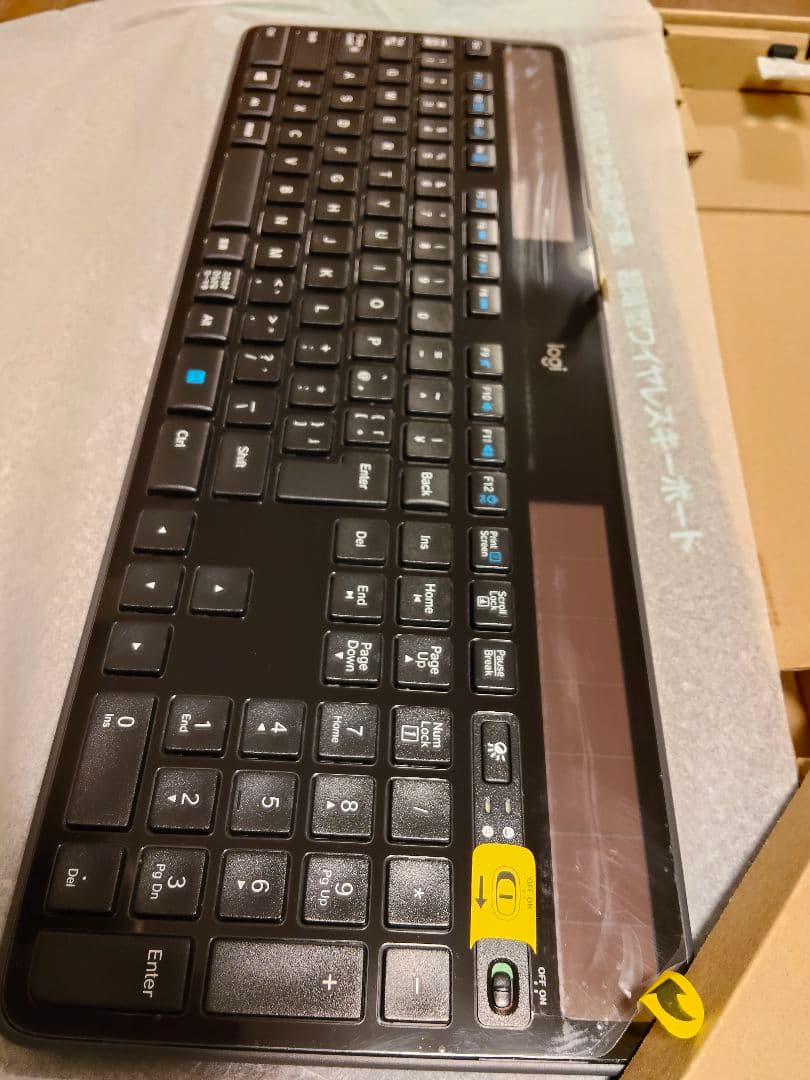 最終値下げ　logicool K750r ソーラーワイヤレスキーボード