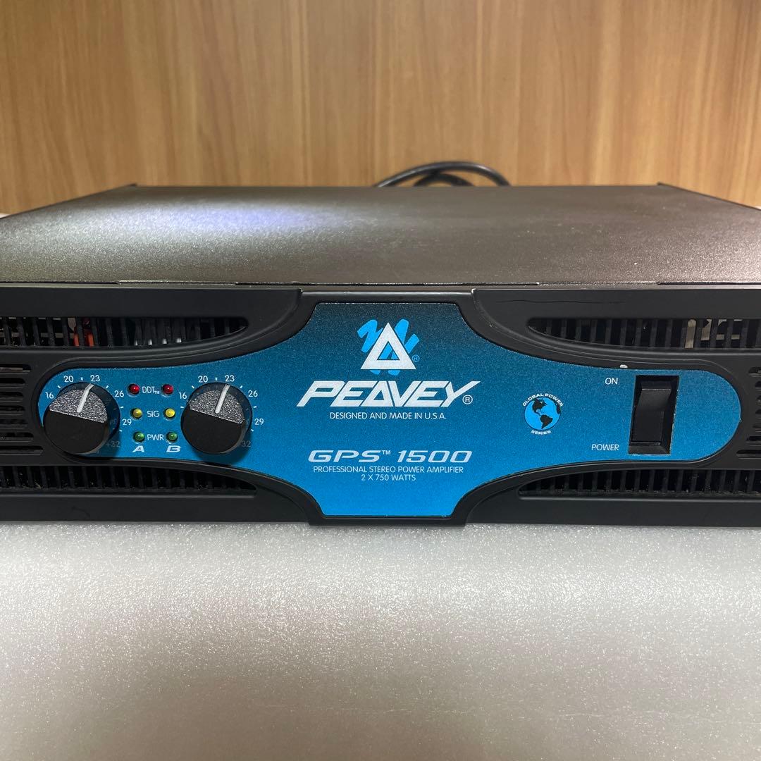【ジャンク】PEAVEY GPS 1500 パワーアンプ 動作未確認・米国製