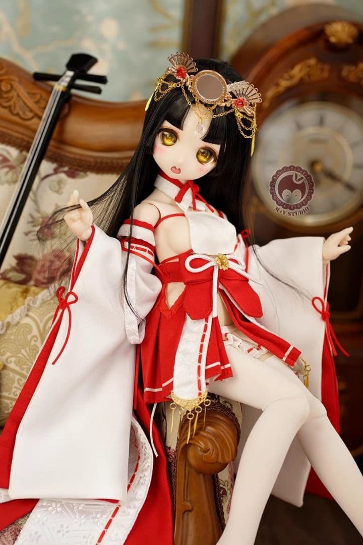 AX509 BJD 1/3 ドール 衣装 人形服 巫女服　ハンドメイド