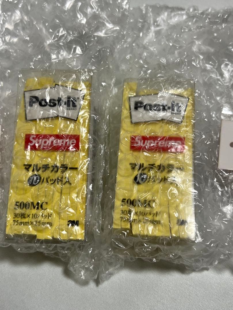 Supreme Post-Its (10 Pack)Yellow 2個セット