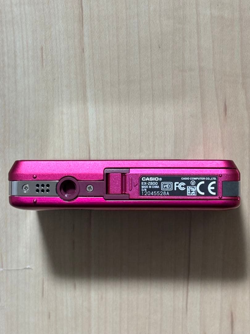 CASIO EXILIM EX-Z800コンパクトデジタルカメラ ピンク