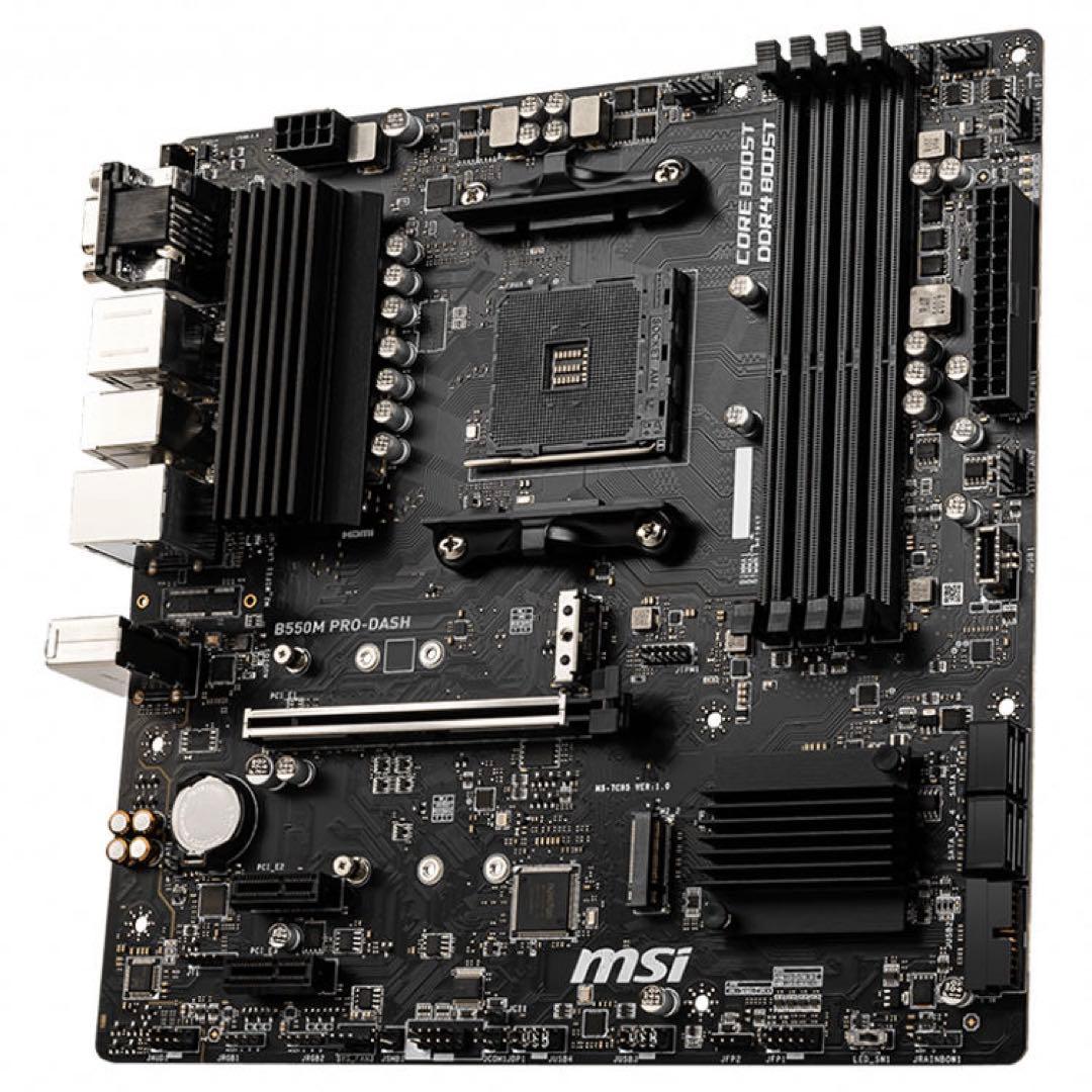 ポ*ん様 マザーボード MSI B550M PRO-DASH パソコン 新品 未