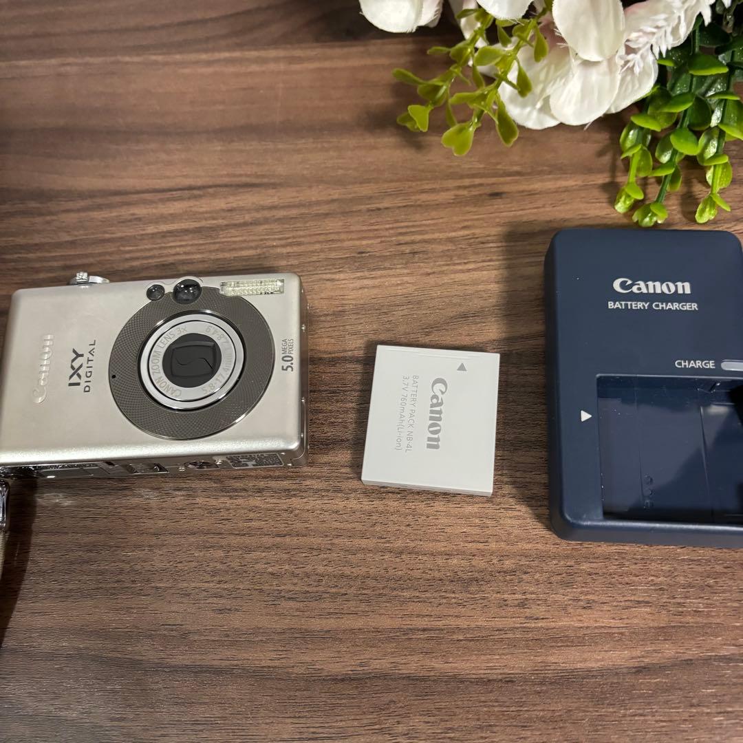 動作確認済 Canon IXY DIGITAL 55 デジカメ　シルバー