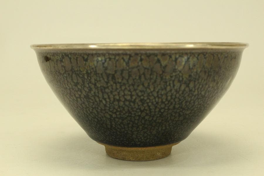 茶道具 幸一造 天目茶碗 共箱 美品(ZE938)