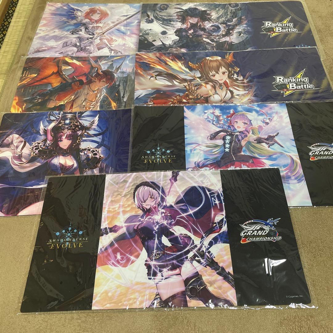 ま*須様 シャドウバースエボルヴ　ランキングバトル　GCSプレイマット 7枚　ま