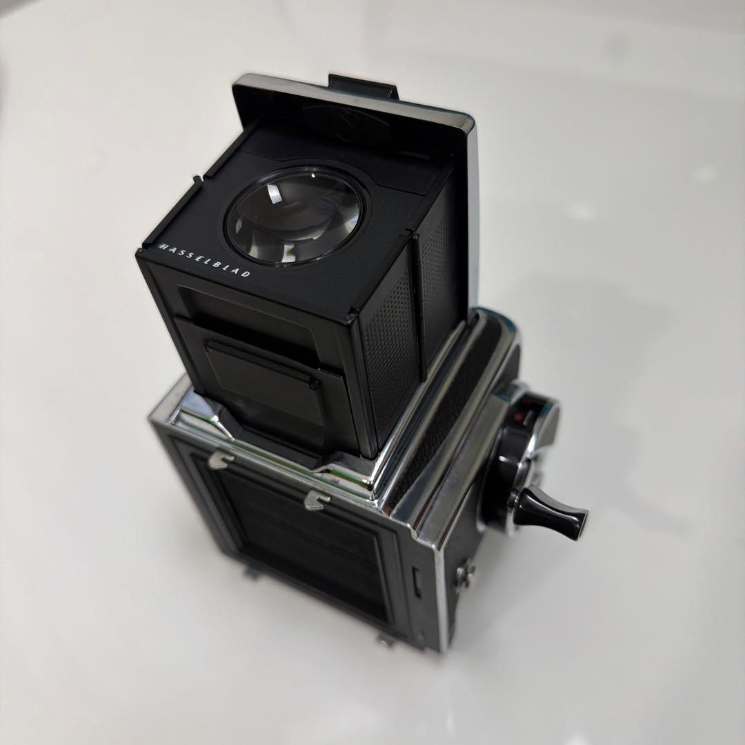 HASSELBLAD 500C/M ボディ クローム ウエストレベルファインダ付