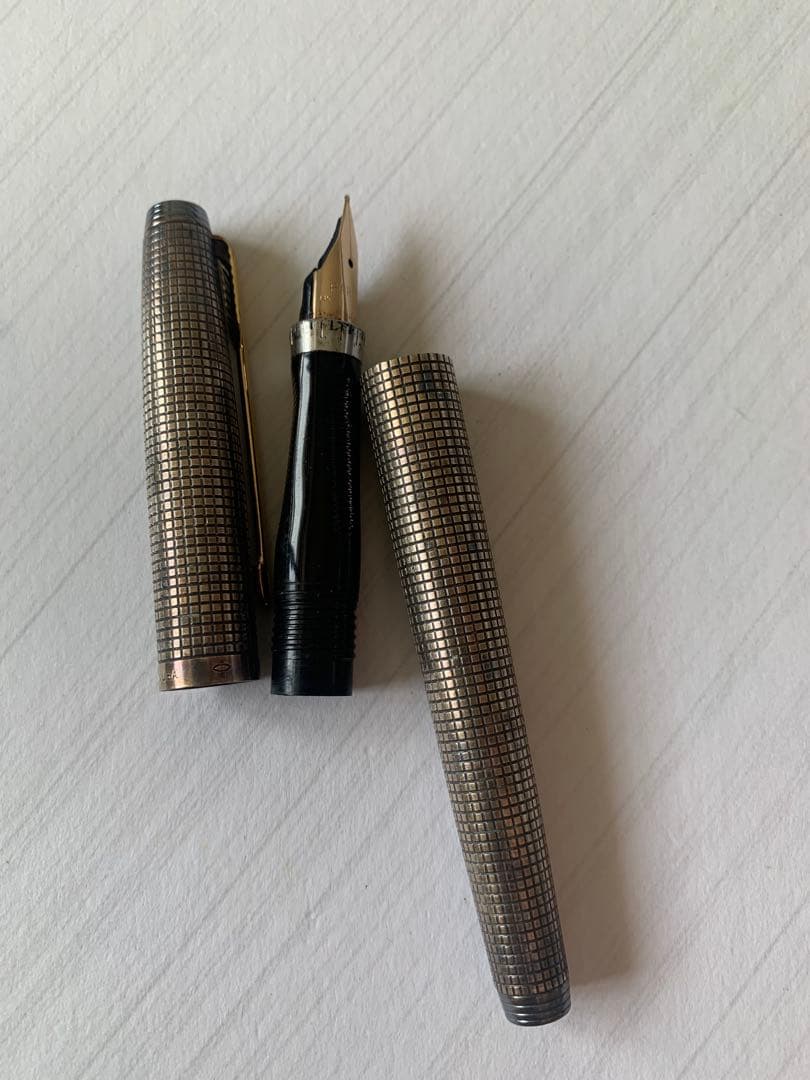 PARKER 75 万年筆 Sterling&14K GF軸 14Kペン先 希少