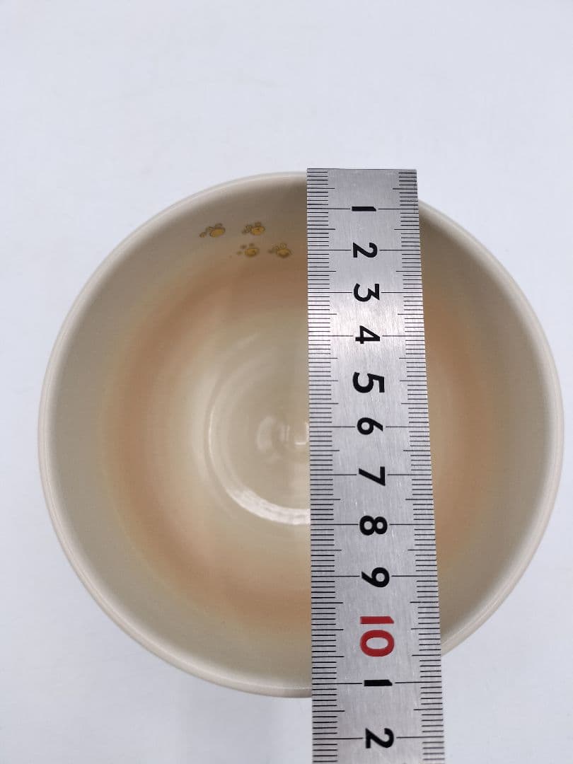 c943【新品・未使用】茶碗 仁清写 猫『あそぼ』加藤仁犀 紙箱 茶道具