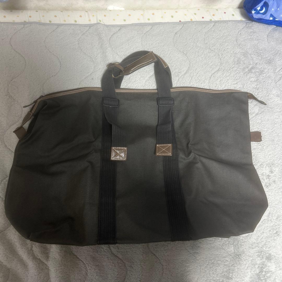 dunhill ダークグレー ボストンバッグ