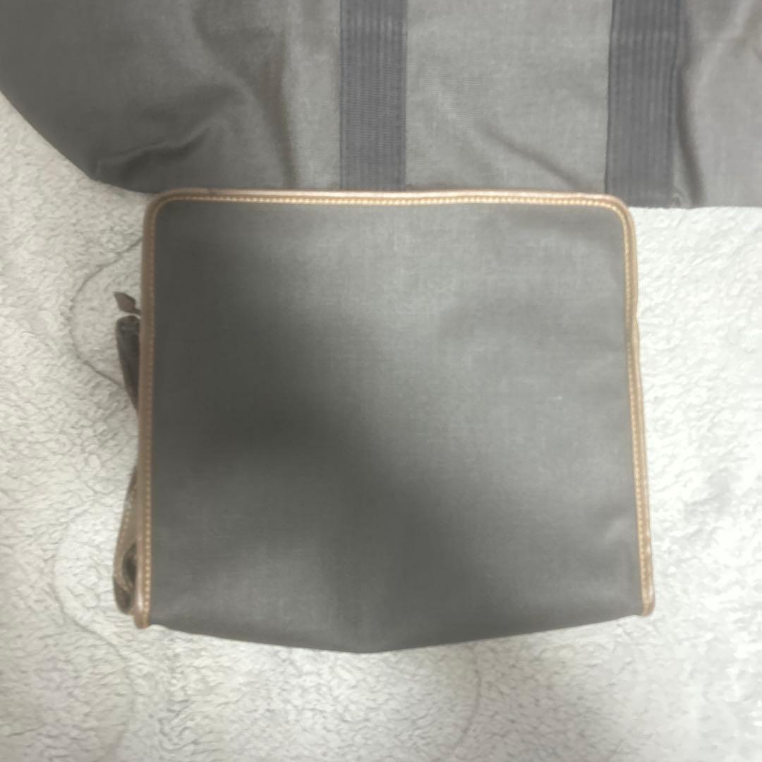 dunhill ダークグレー ボストンバッグ