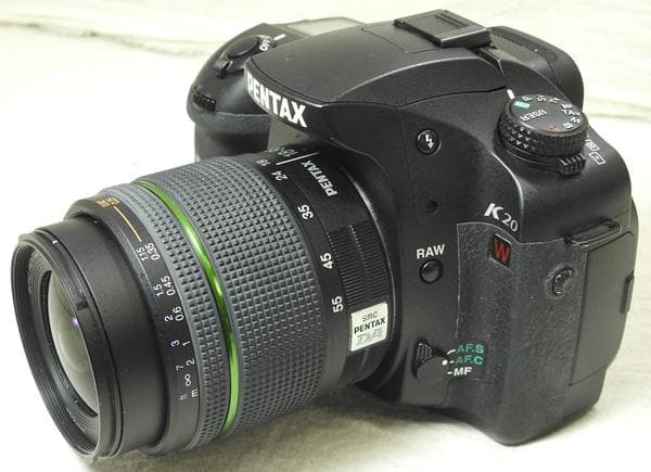 ペンタックス K20W・smc PENTAX-DA 18-55mm・バッグ 中古