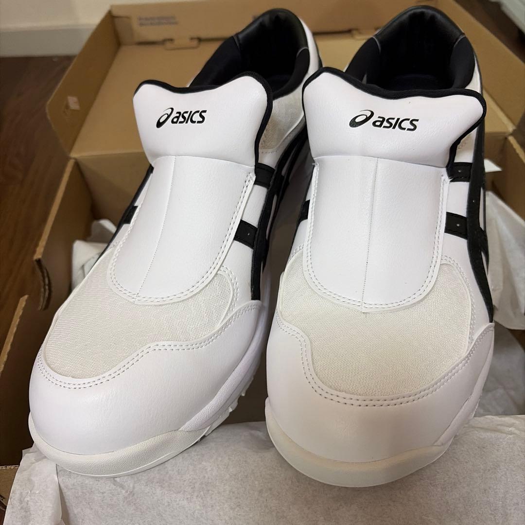 アシックス　asics ISAA ホワイト/ブラック 安全靴
