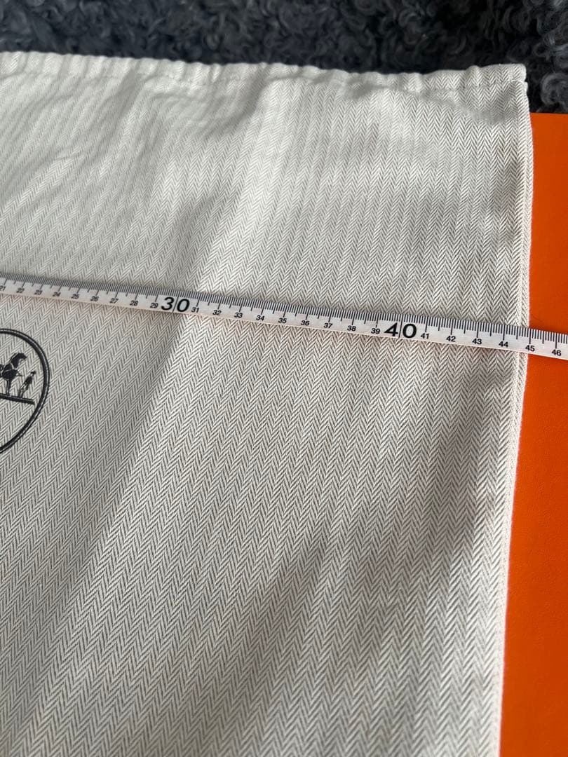 HERMES オレンジ ギフトボックス　保存袋　ボリード31