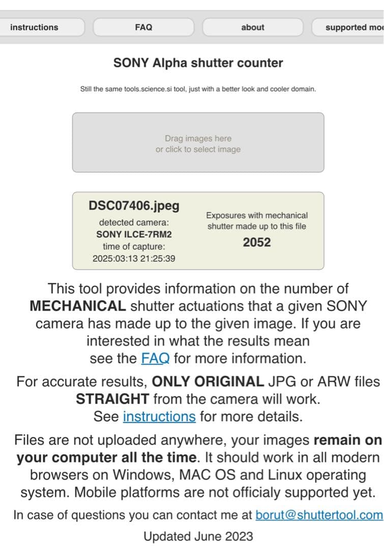 SONY α7R II 本体(シャッター数2052枚)