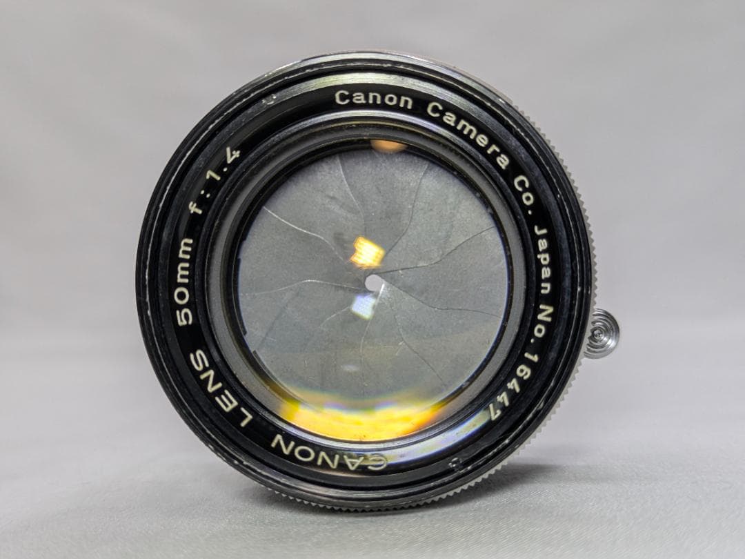 良品 Canon LENS 50mm f/1.4 L39 #276