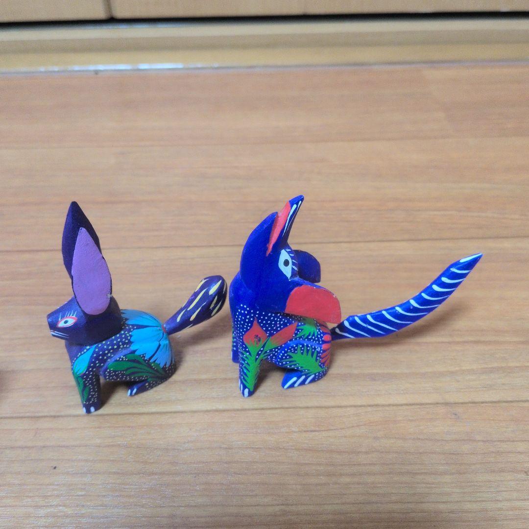 メキシコ　民芸　セット　アレブリヘス（Alebrijes）