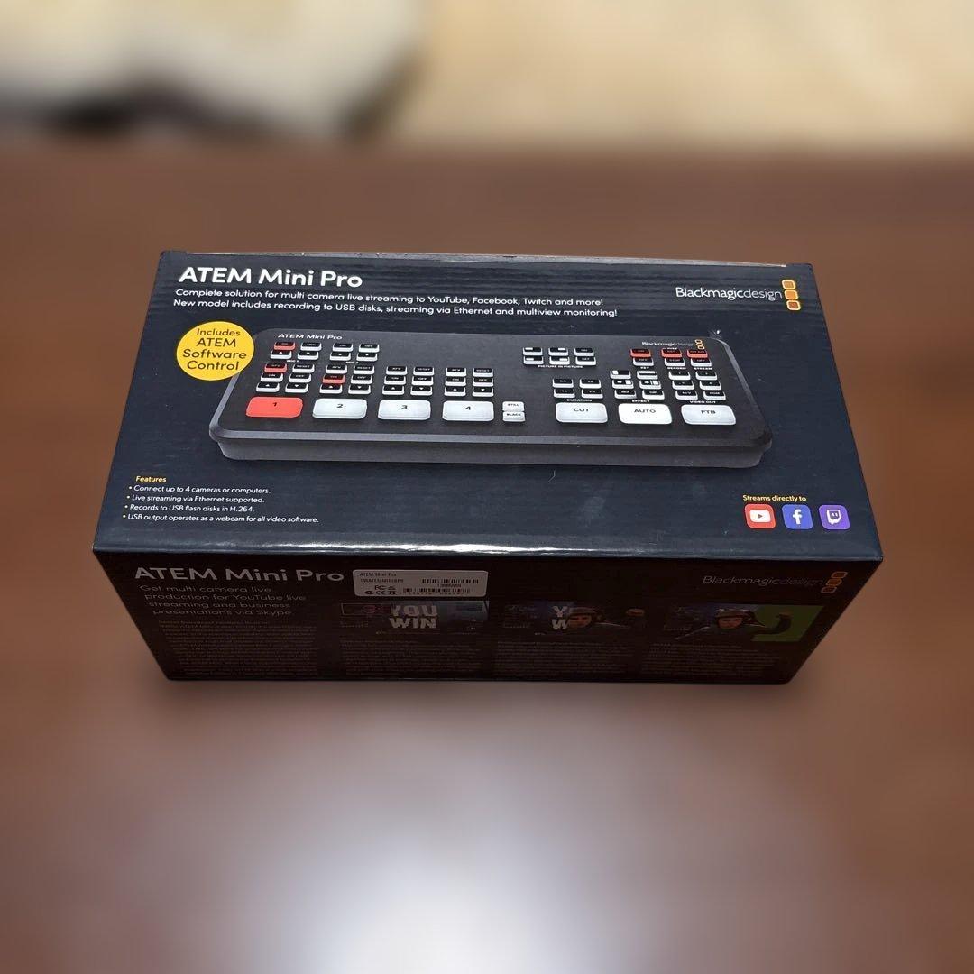 【ほぼ新品】ATEM Mini Pro スイッチャー Blackmagic