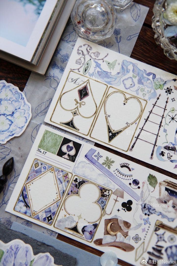 海外人物マスキングテープ　野柚　NeiNei 2点⚠️水晶pet（210.184）