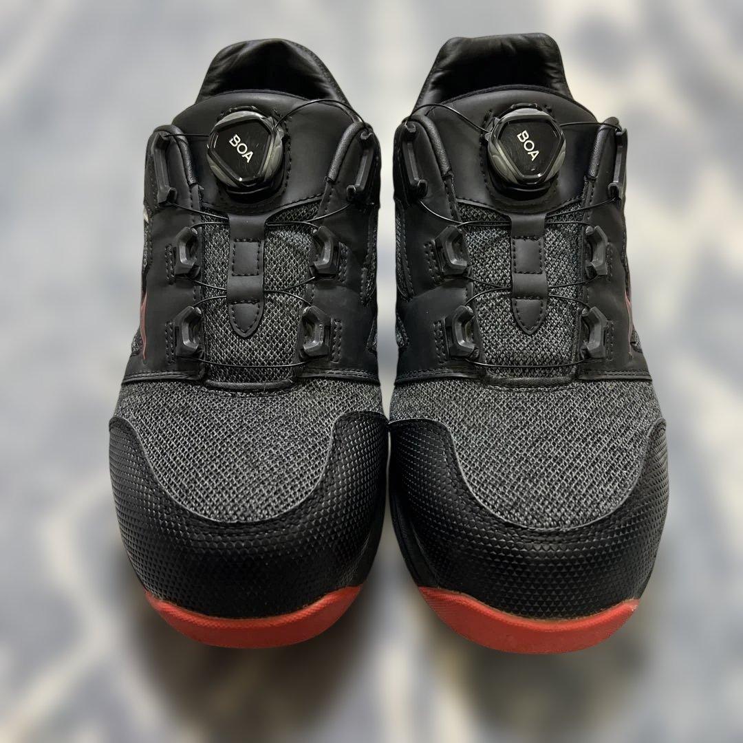 じ*ん様 Mizuno BOAシステム安全靴 黒/赤　【25.5cm】