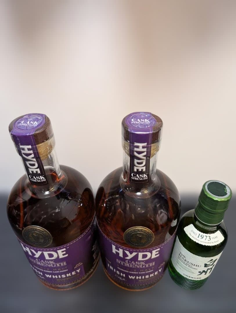 【期間限定値下げ】HYDEアイリッシュウイスキー2本＋白州ミニボトルのセット