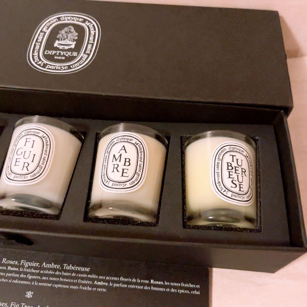 上☆未使用☆ diptyque ミニキャンドル コフレ 35g