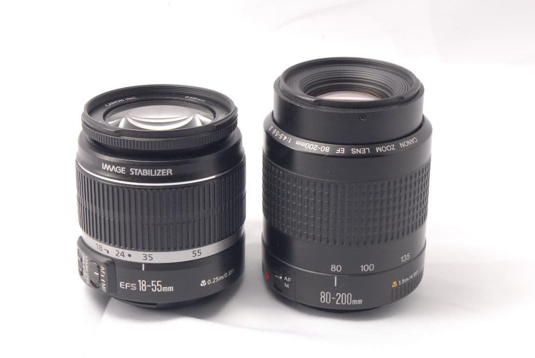 Canon EOS Kiss X4 ★望遠レンズ付☆Wレンズ☆ 一眼レフカメラ★