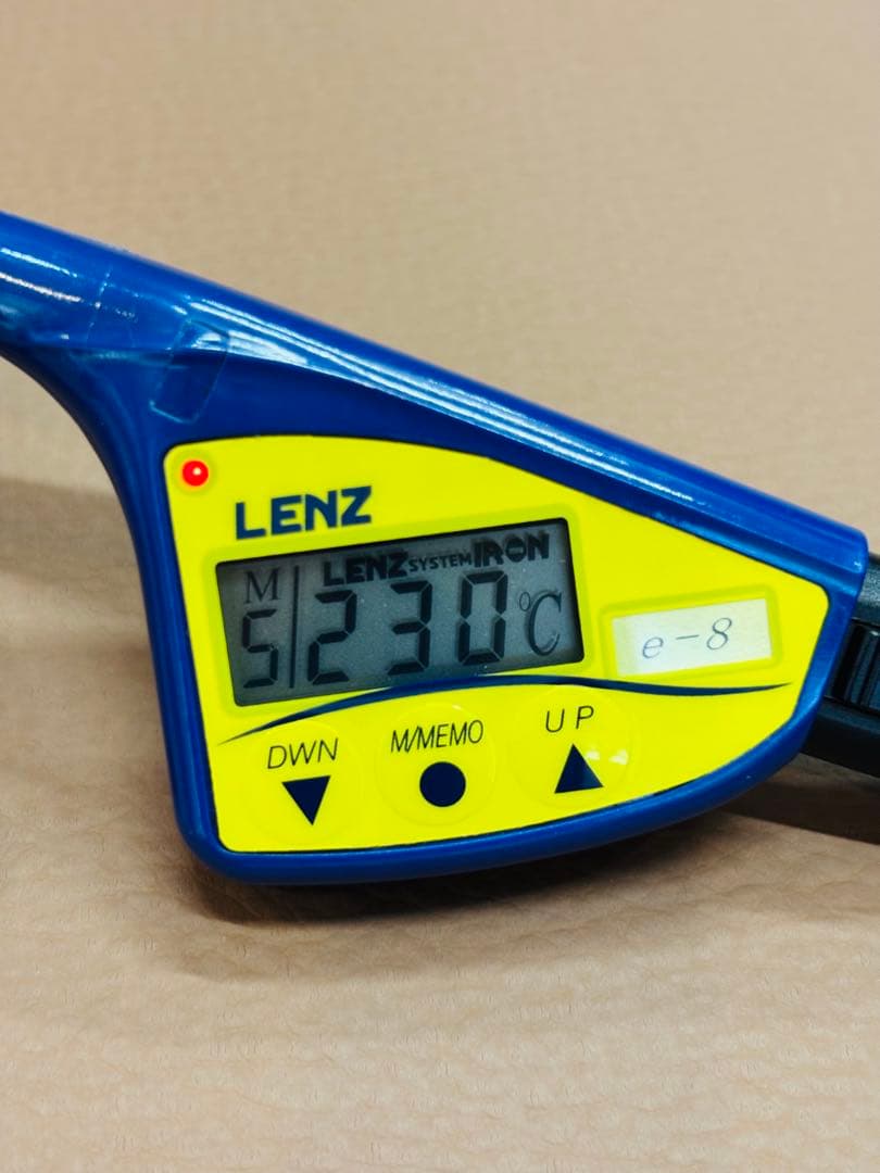 未使用に近い　LENZ e-8レンツアイロン5角8㎜　ロッド最新モデル