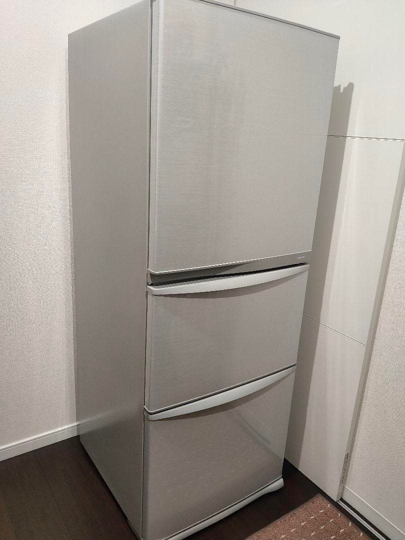 東芝 冷凍冷蔵庫 3ドア GR-E34N 中古品 冷蔵庫 家庭用 2013年製