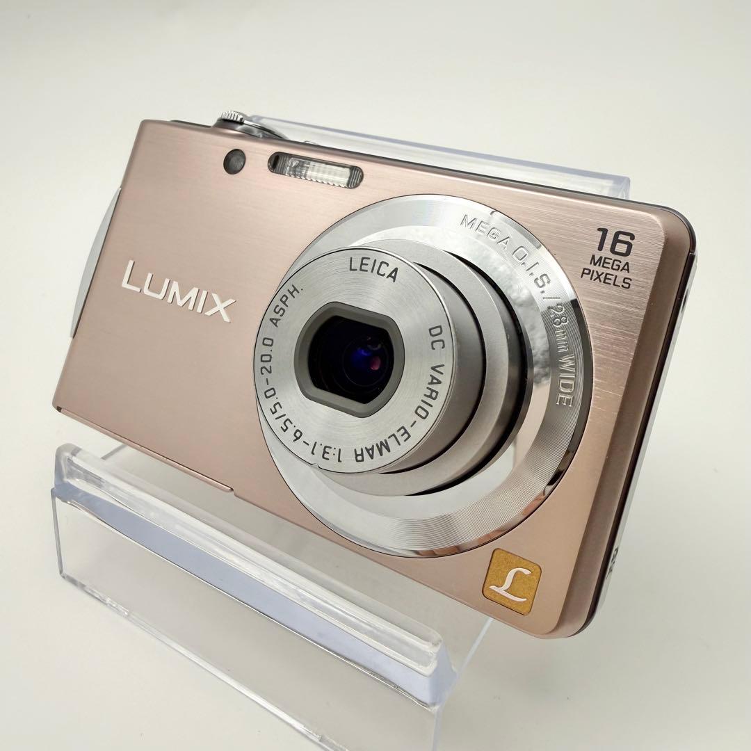 【美品】LUMIX DMC-FH5 ピンク Panasonic コンデジ 付属品
