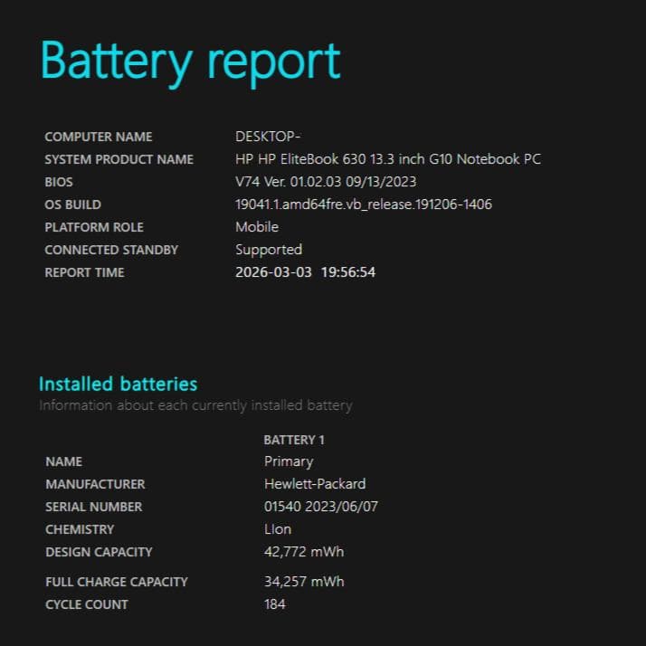 Windowsノート本体 HP EliteBook 630 G10 i7-1355U 16GB 512GB