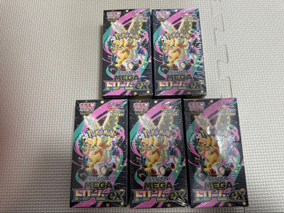 ポケモンカード14ボックスシュリンク付き メガドリームex.ニンジャスピナー