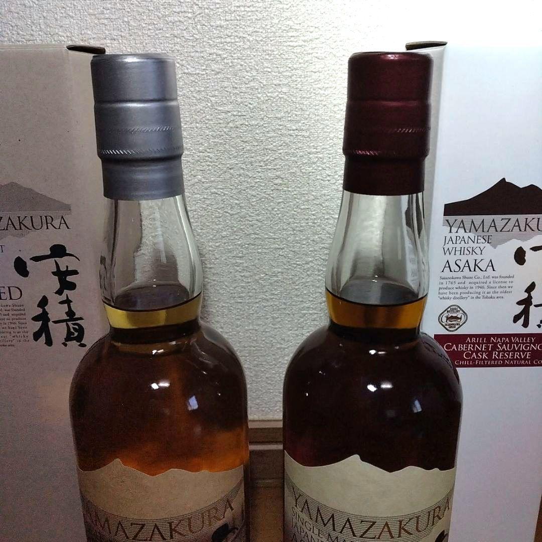 山桜YAMAZAKURA 安積ASAKA　　シングルモルトウイスキー 2本セット