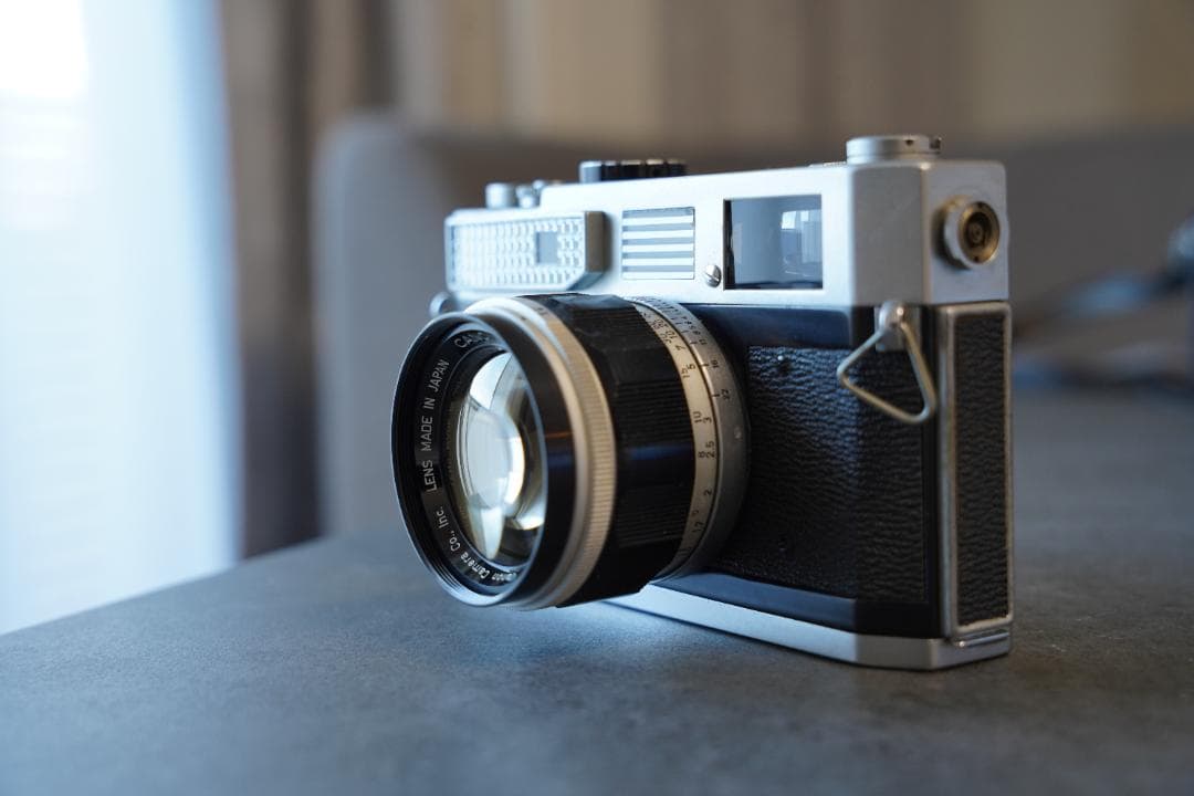 Canon 7 カメラ + 50mm f1.4 レンズ