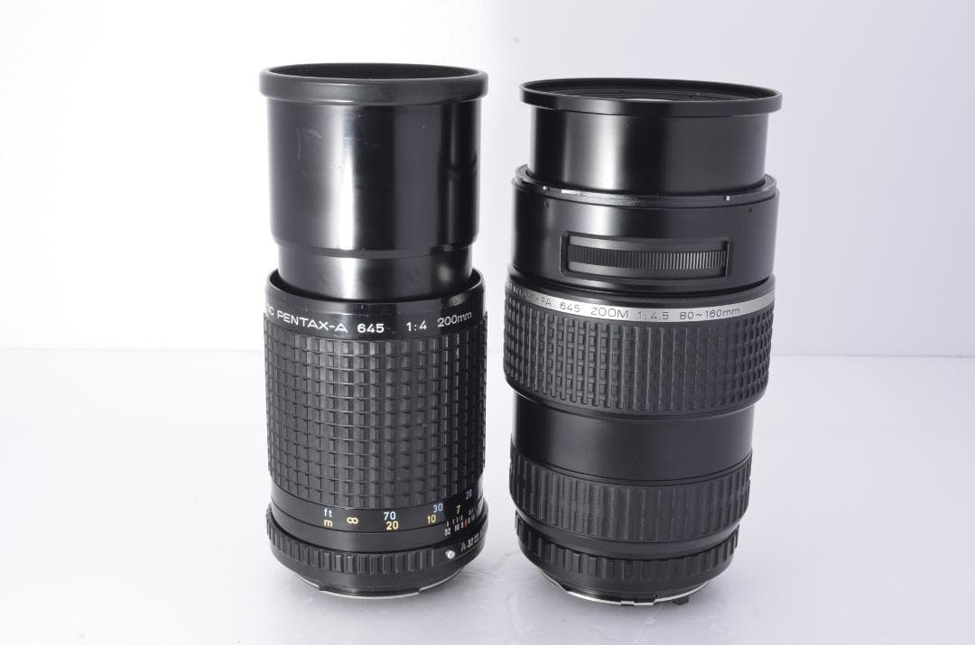 【極美品・完動品】PENTAX 645N レンズ2本、取説・その他 付属多数