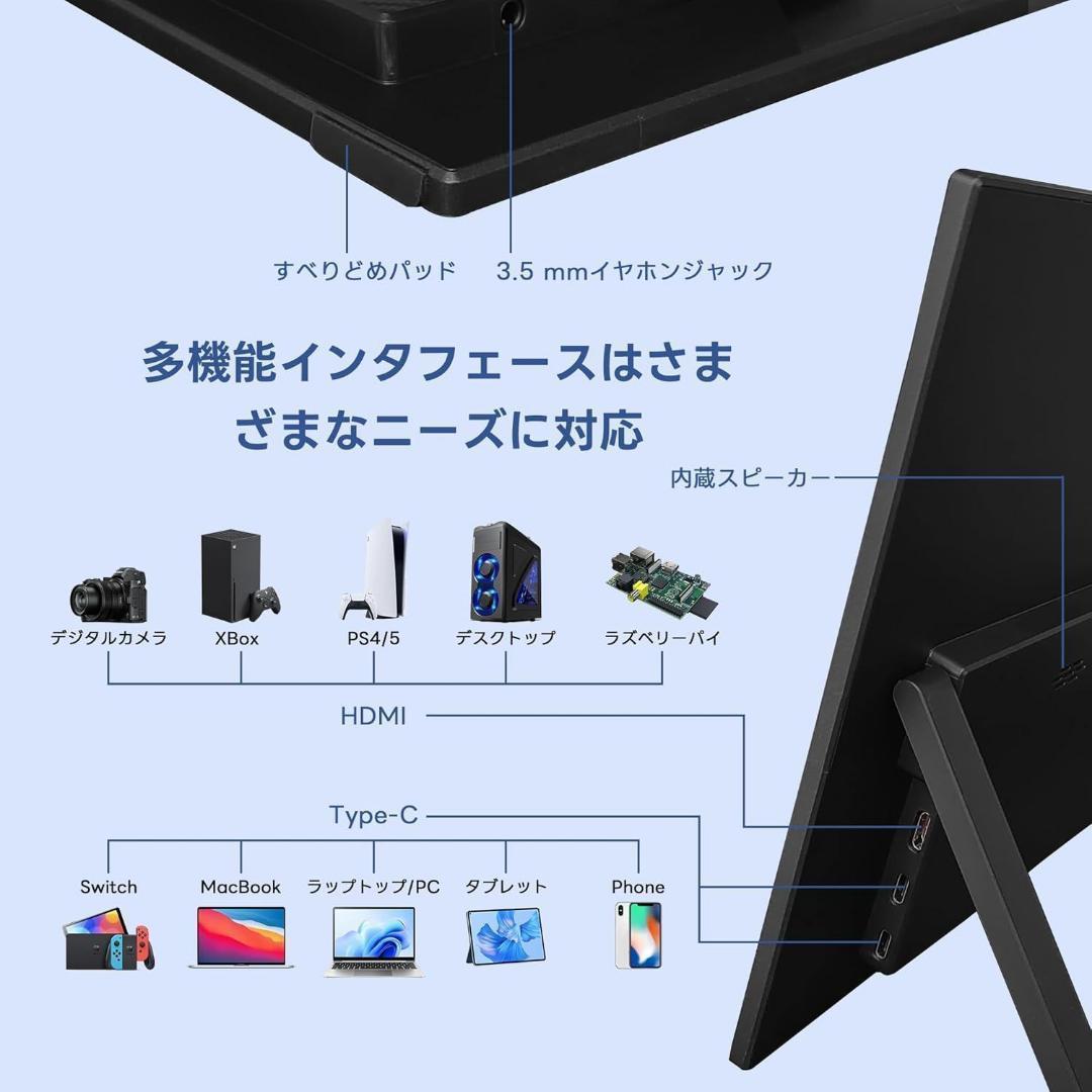 Scnsuptpモバイルモニター、13.9\" ポータブルモニター、3000*20