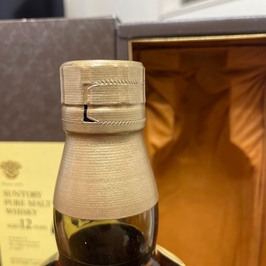 サントリーピュアモルトウイスキー　山崎12年　750ml 冊、箱付き　未開封