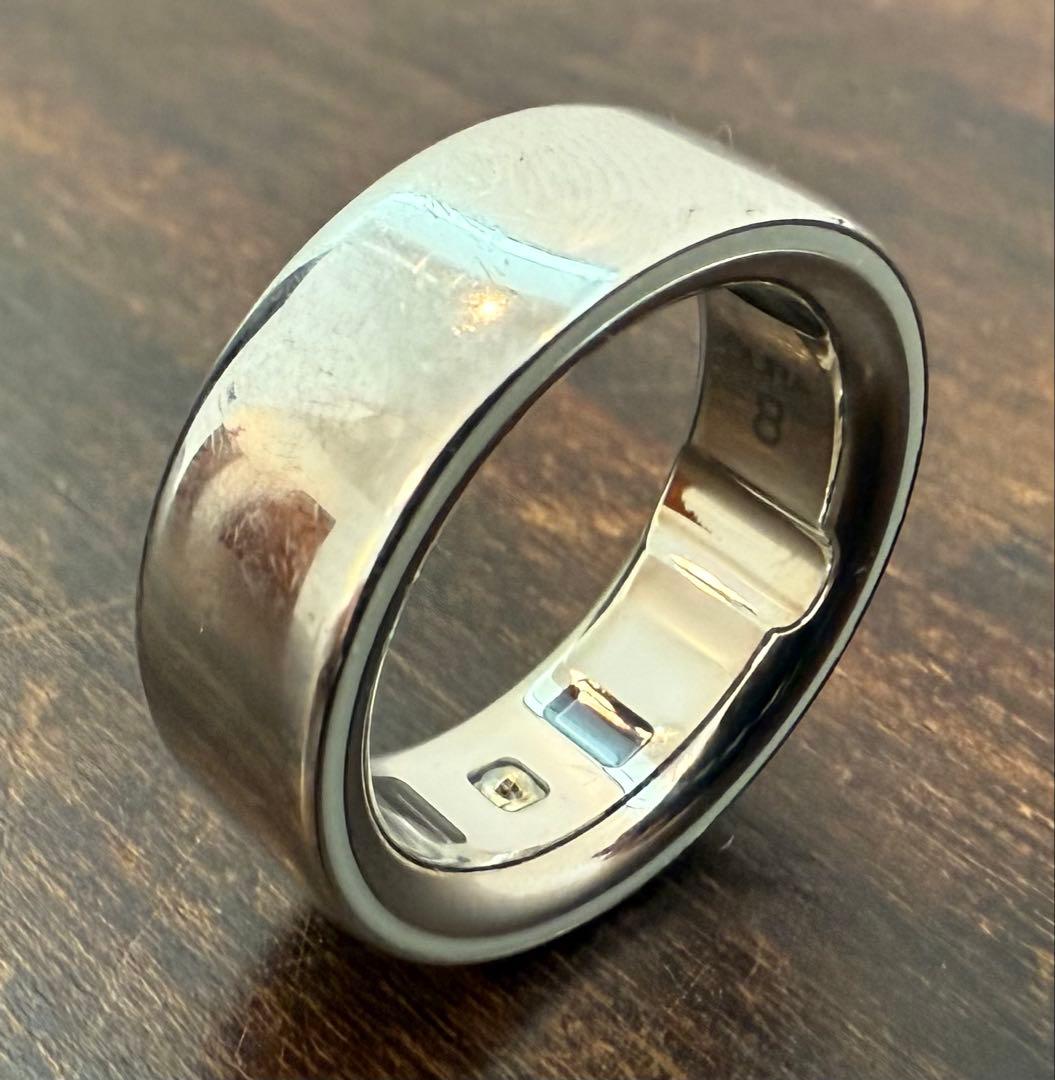 健康アクセサリー OURA Oura Ring 4 SILVER US8