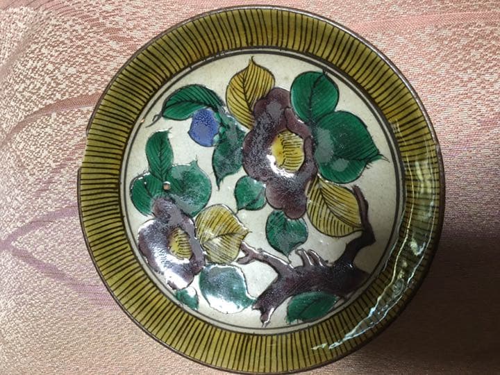 アンティーク  古九谷 吉田屋 小皿4枚