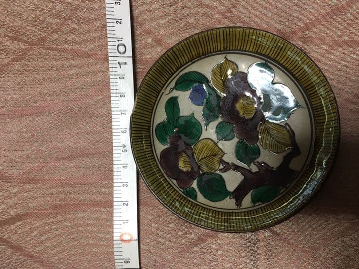 アンティーク  古九谷 吉田屋 小皿4枚