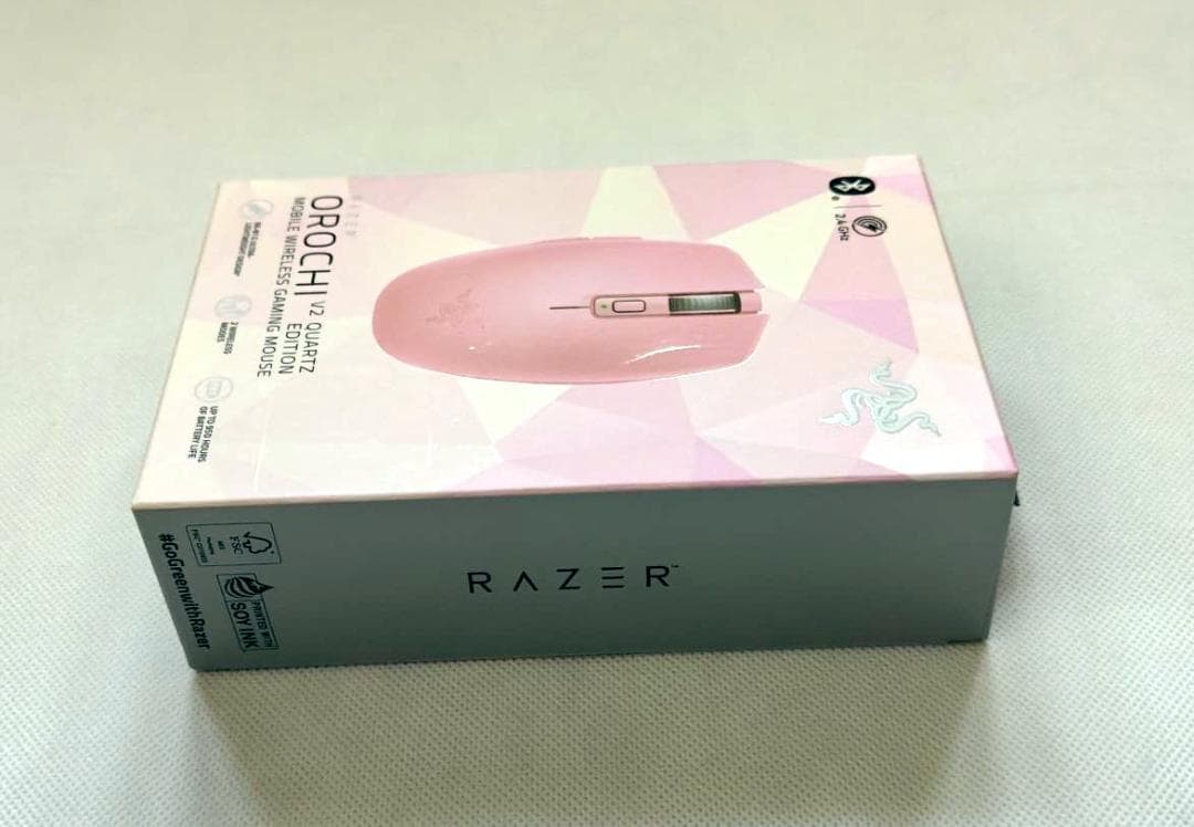 レア　未開封　Razer レイザー Orochi V2　ゲーミングマウス ピンク
