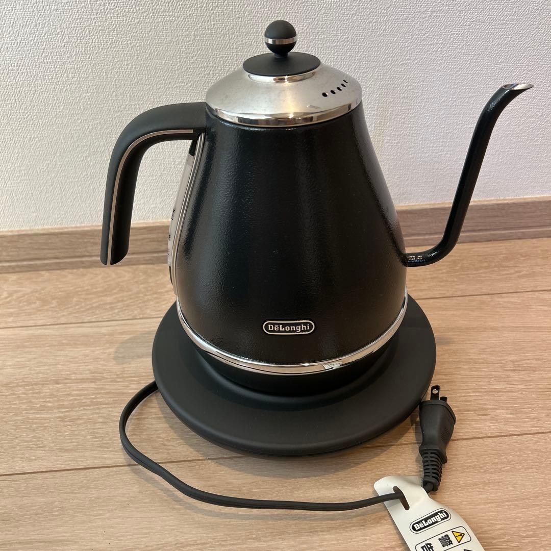 DeLonghi KBOE1230J-GY ブラック 電気ケトル