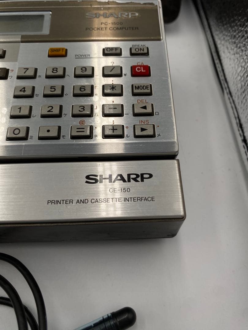 SHARP シャープ ポケットコンピュータ PC-1500 & プリンタ