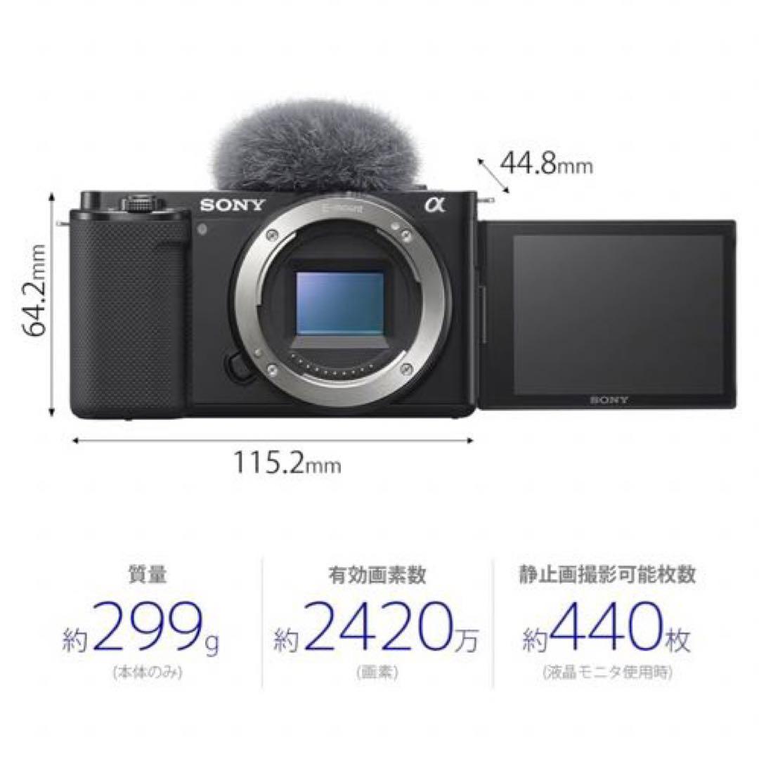 SONY(ソニー) Vlog用カメラ ミラーレス一眼カメラ　ZV-E10