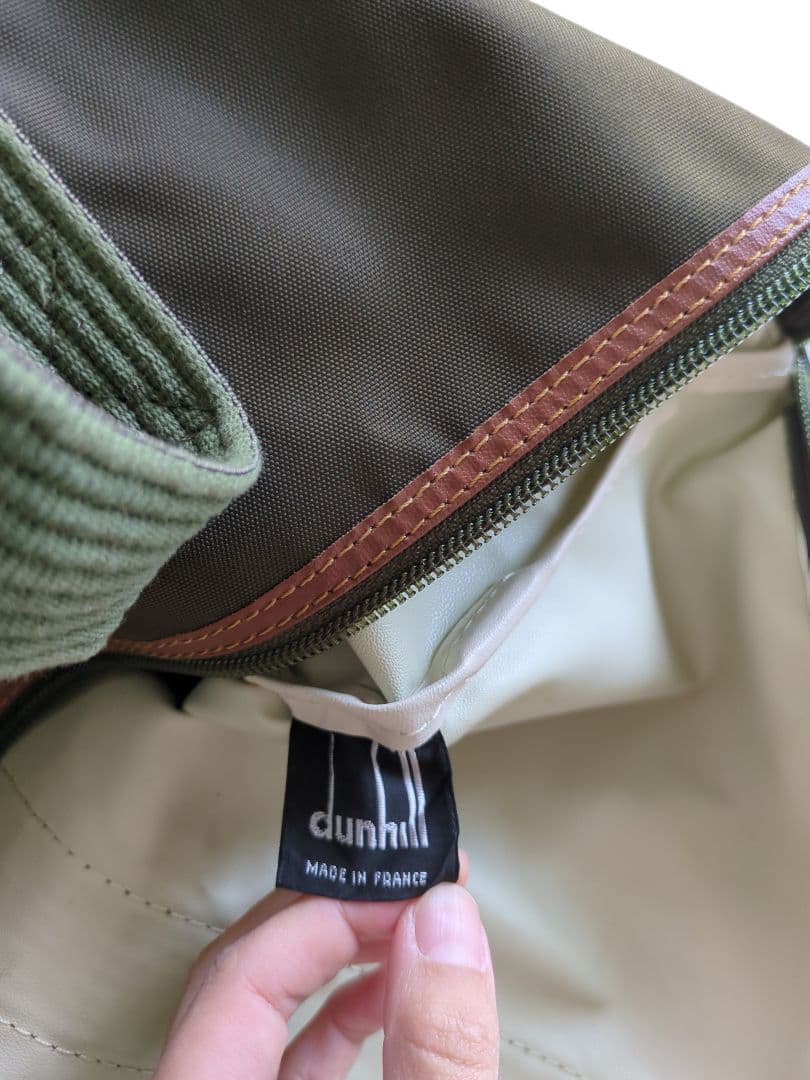 希少 フランス製dunhill ダンヒル ヴィンテージ ナイロン トートバッグ