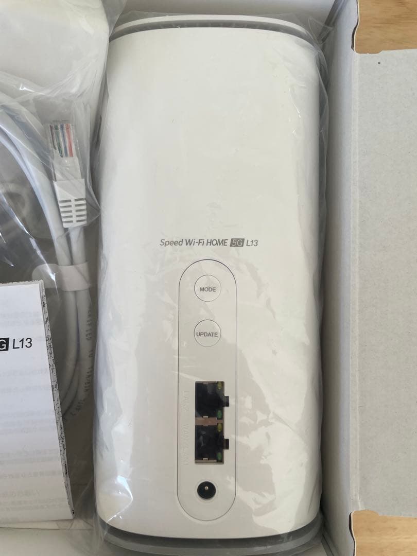 Speed Wi-Fi  5G L13 ホワイト　【美品】
